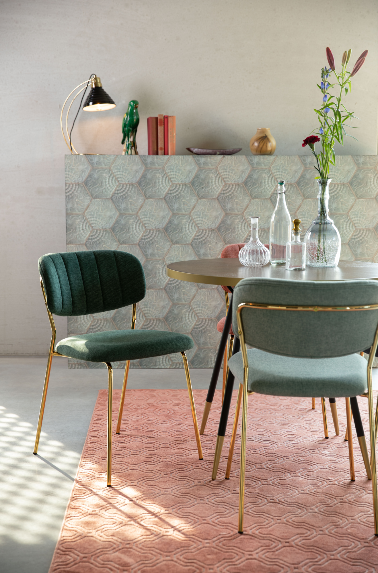 Housecraft living stoel Jolien (set van 2)