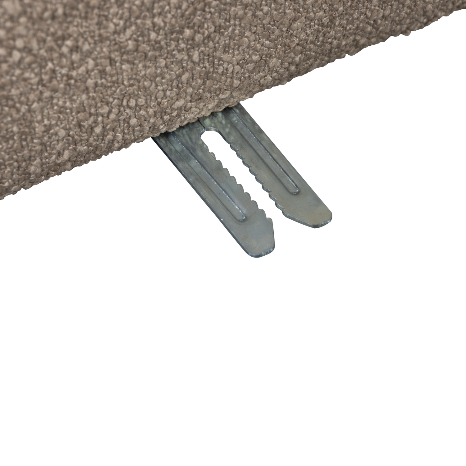 Lazy 1-zits element met arm links boucle antraciet