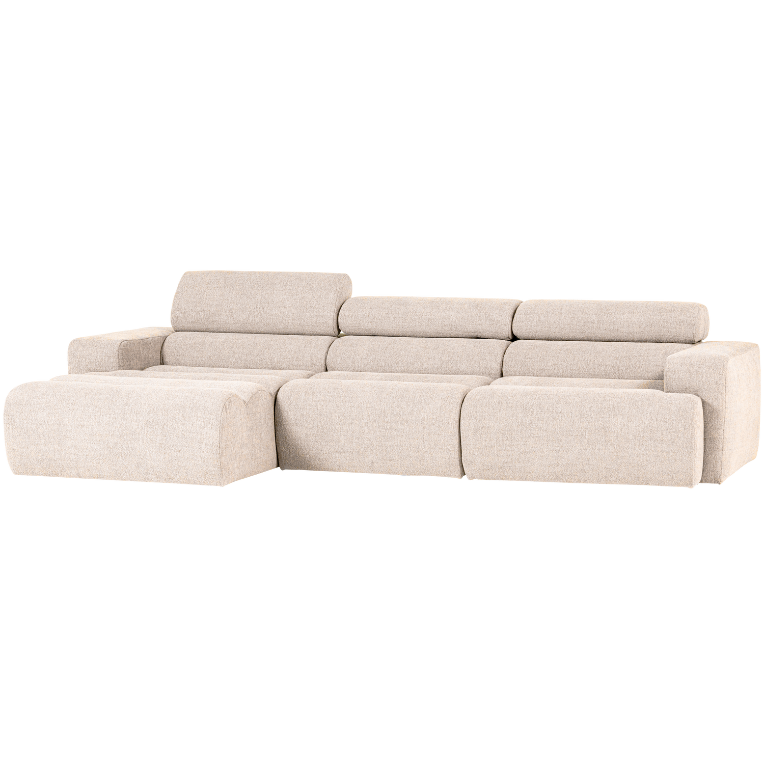 Novi chaise longue bank links oranje melange