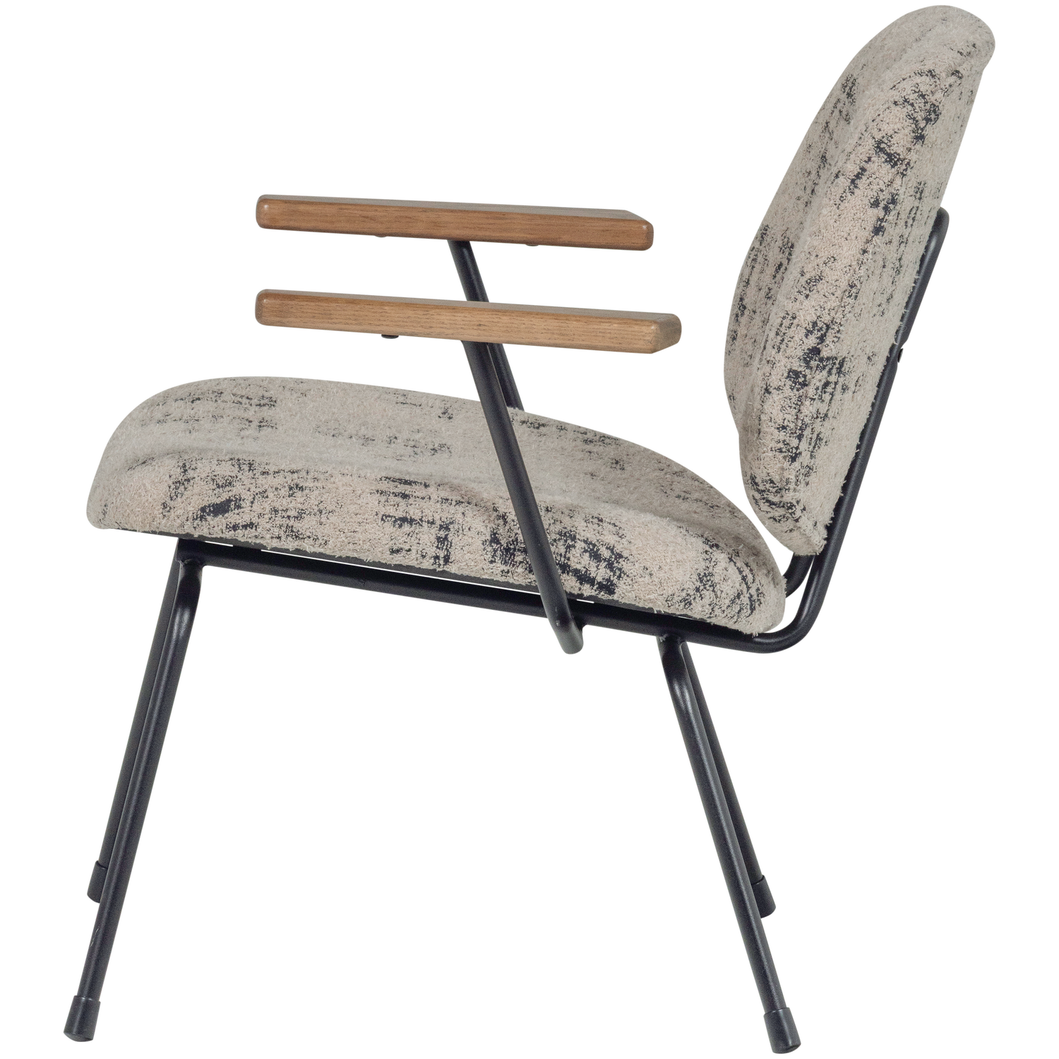 Aure fauteuil chenille beige/zwart