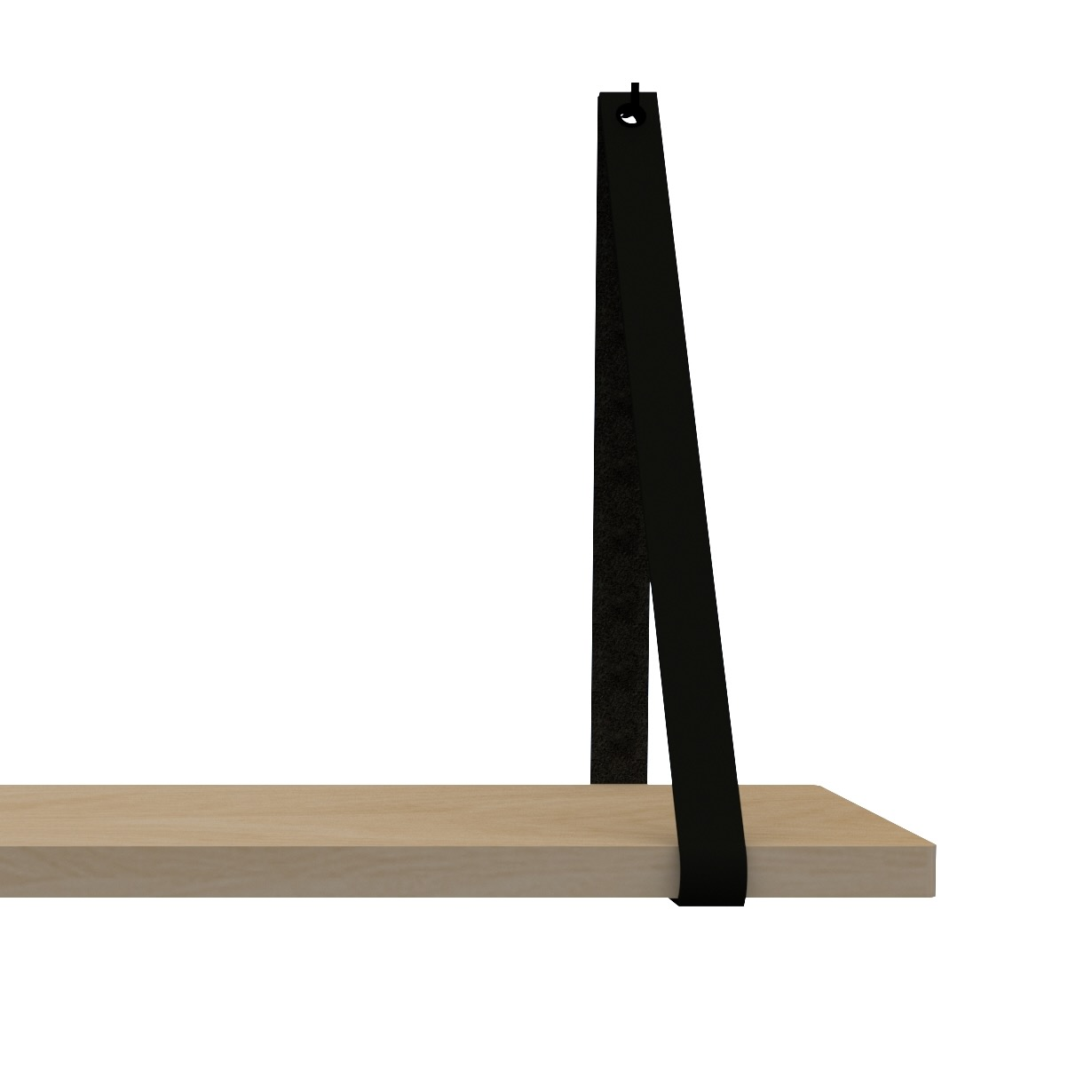 Leren plankdragers (set van 2)