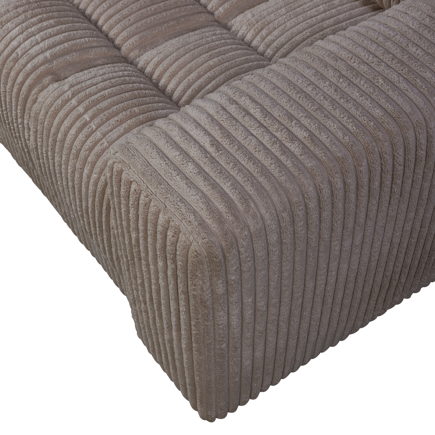 Second date loveseat velvet warmgrijs
