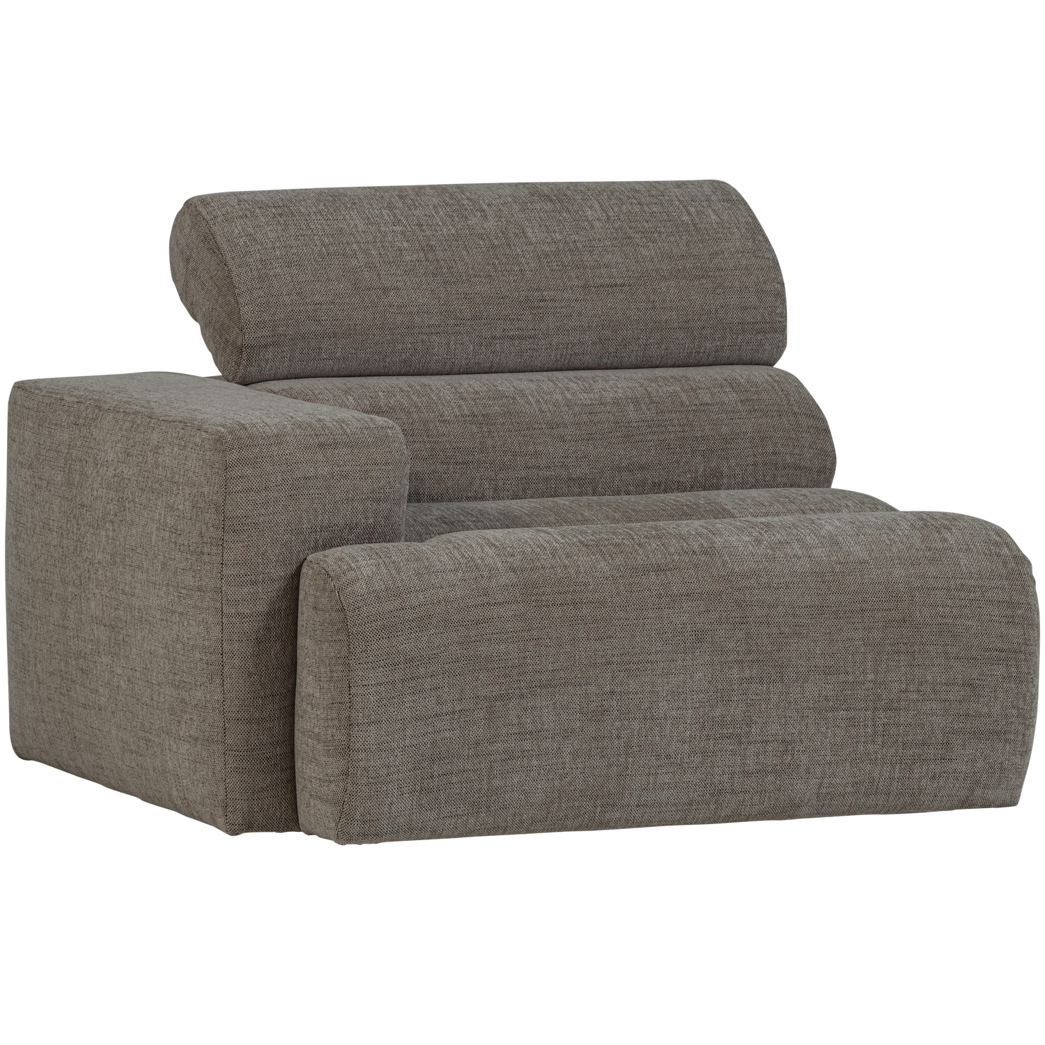 Novi 1-zits element arm links boucle karamelbruin