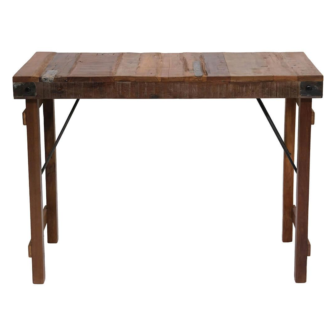 Gerecycled houten consoletafel