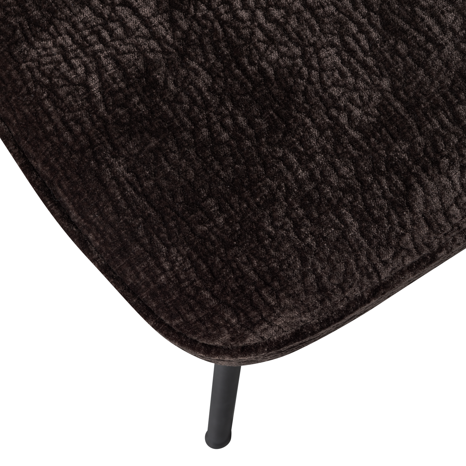 Vogue eetkamerstoel structure velvet brass