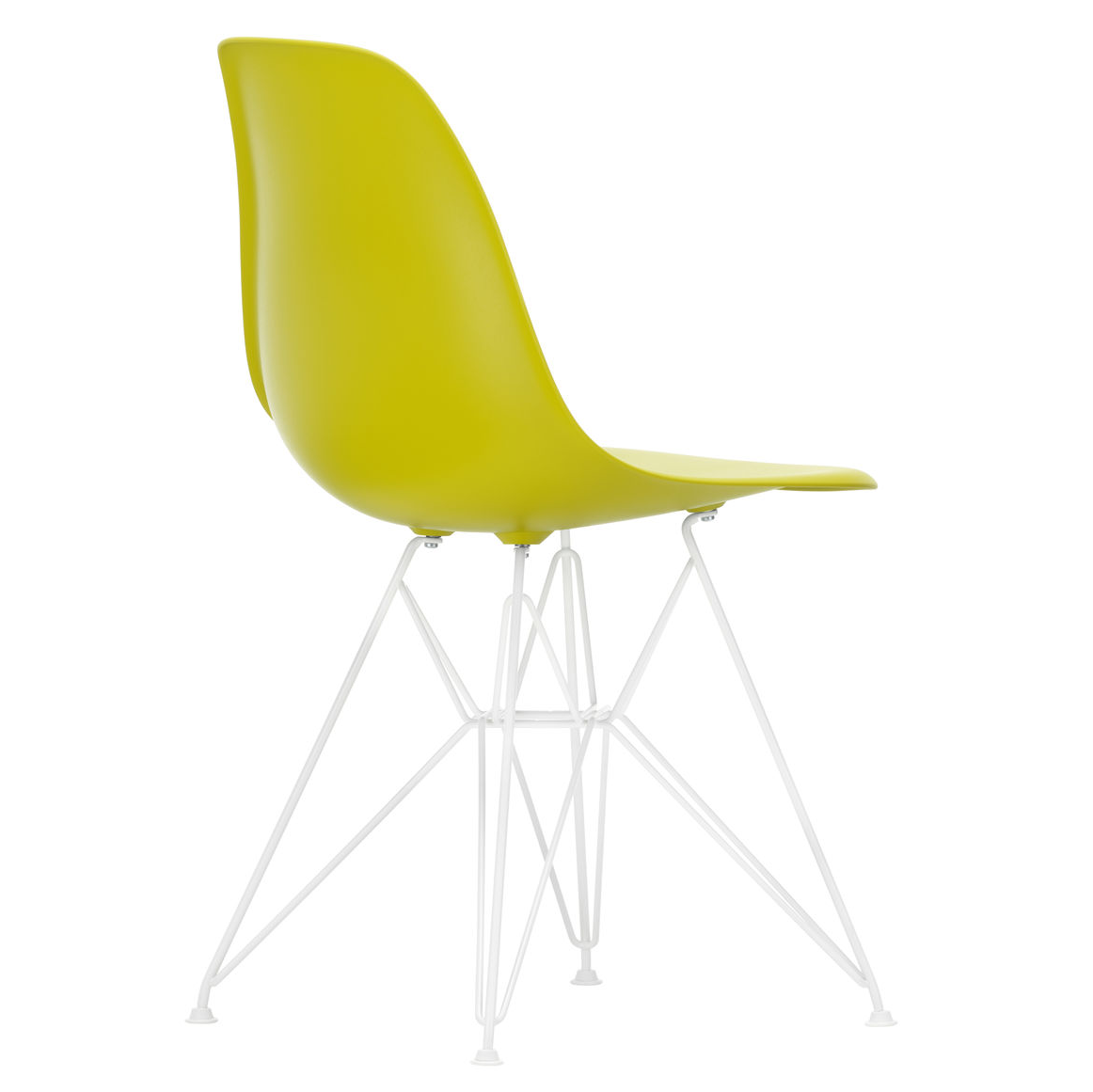 Vitra DSR RE eetkamerstoel wit onderstel