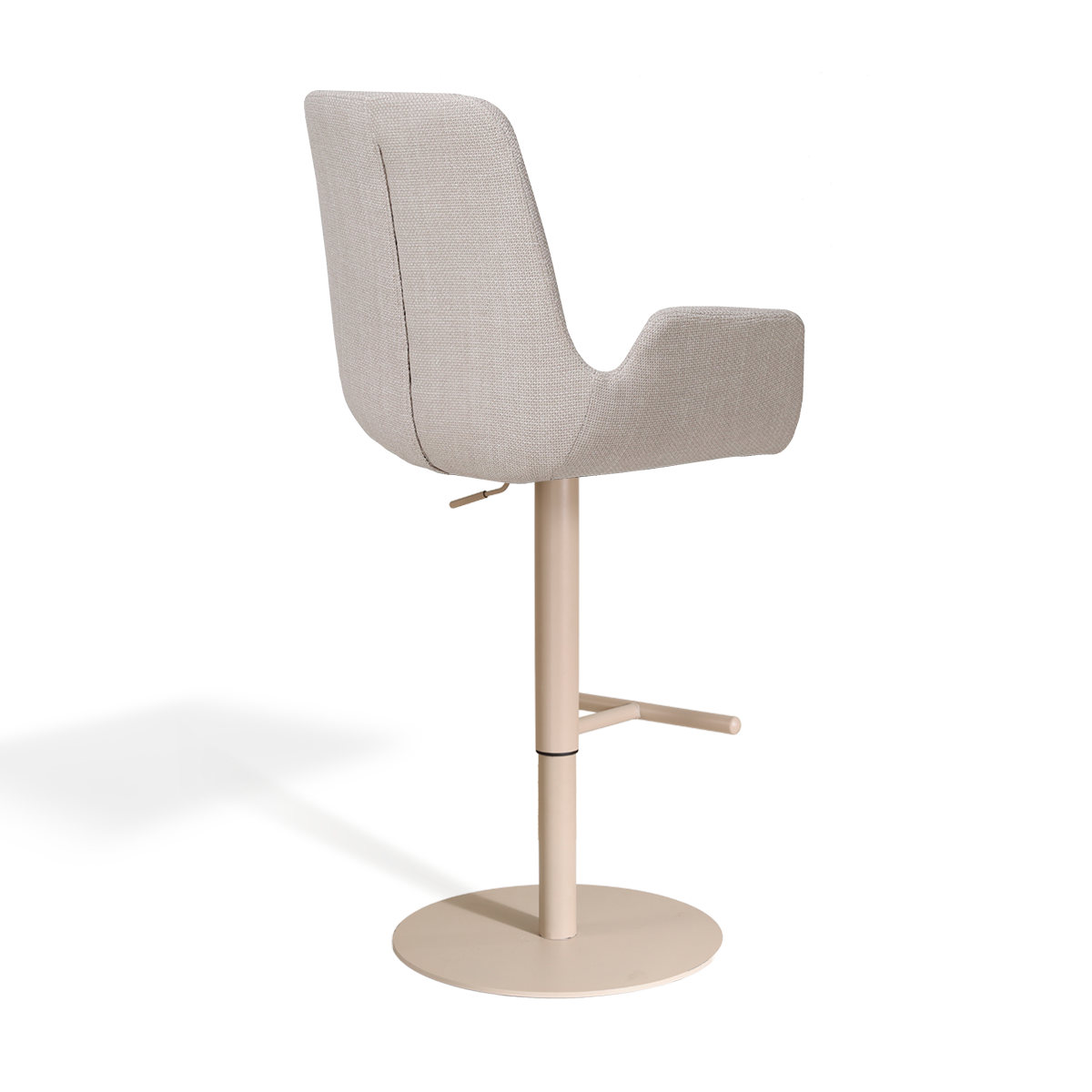 Niva-Eef draaibare tulp barkruk - beige