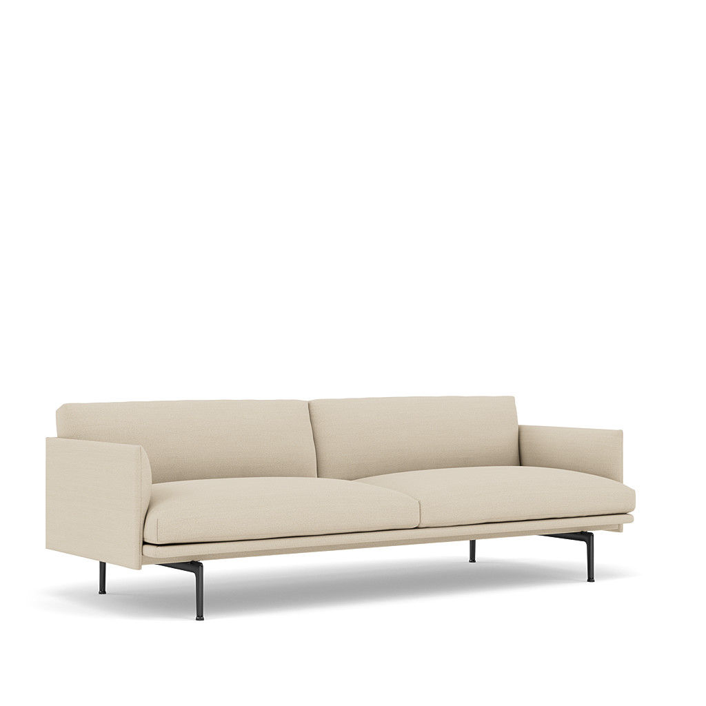 Muuto 3-zitsbank Outline