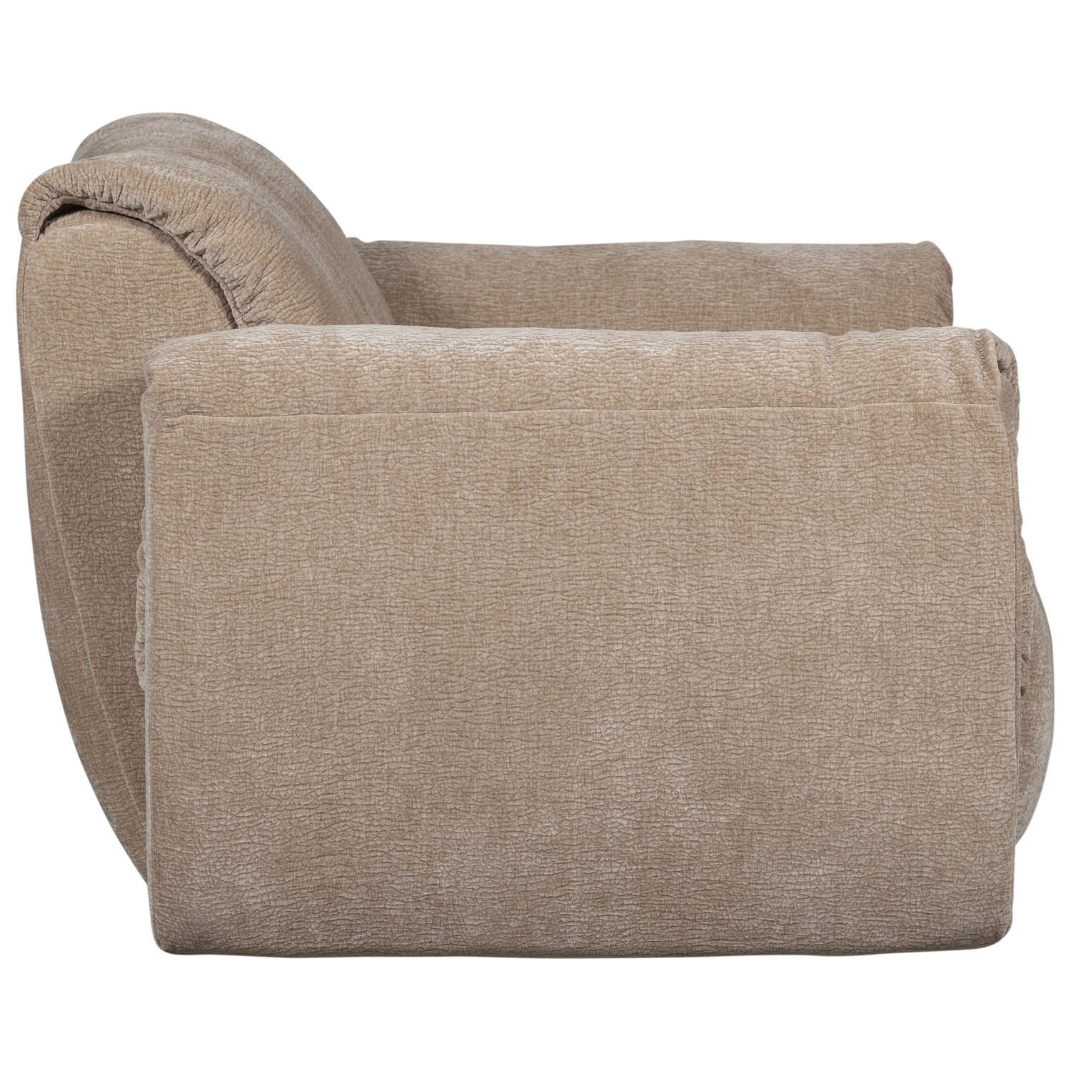 Baggy loveseat geweven chenille bruin