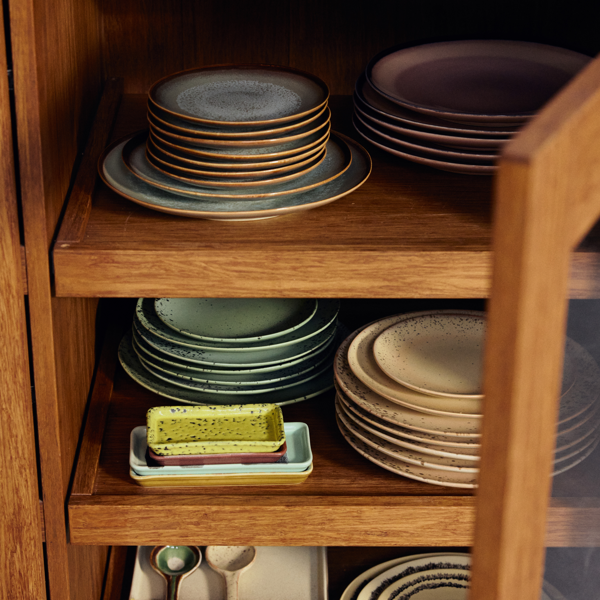 HKliving Servies 70's ceramics ontbijtbord