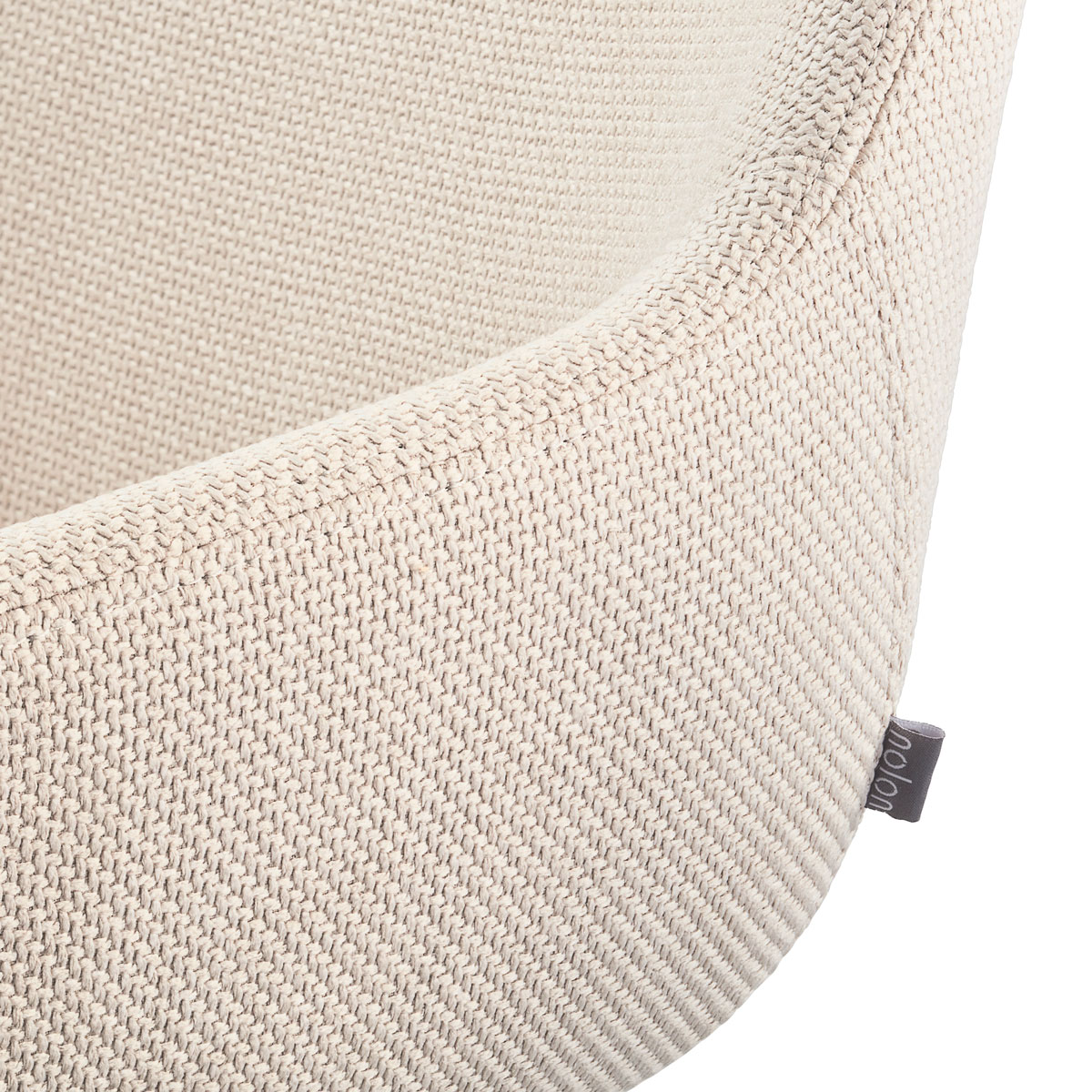 niva-mae draaibare eetkamerstoel- beige onderstel