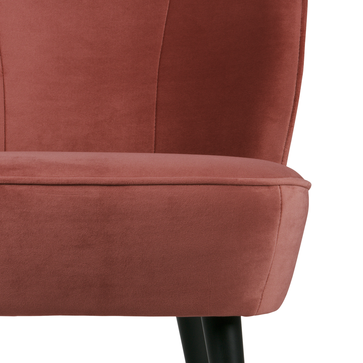 Sara fauteuil velvet bordeauxrood [fsc]