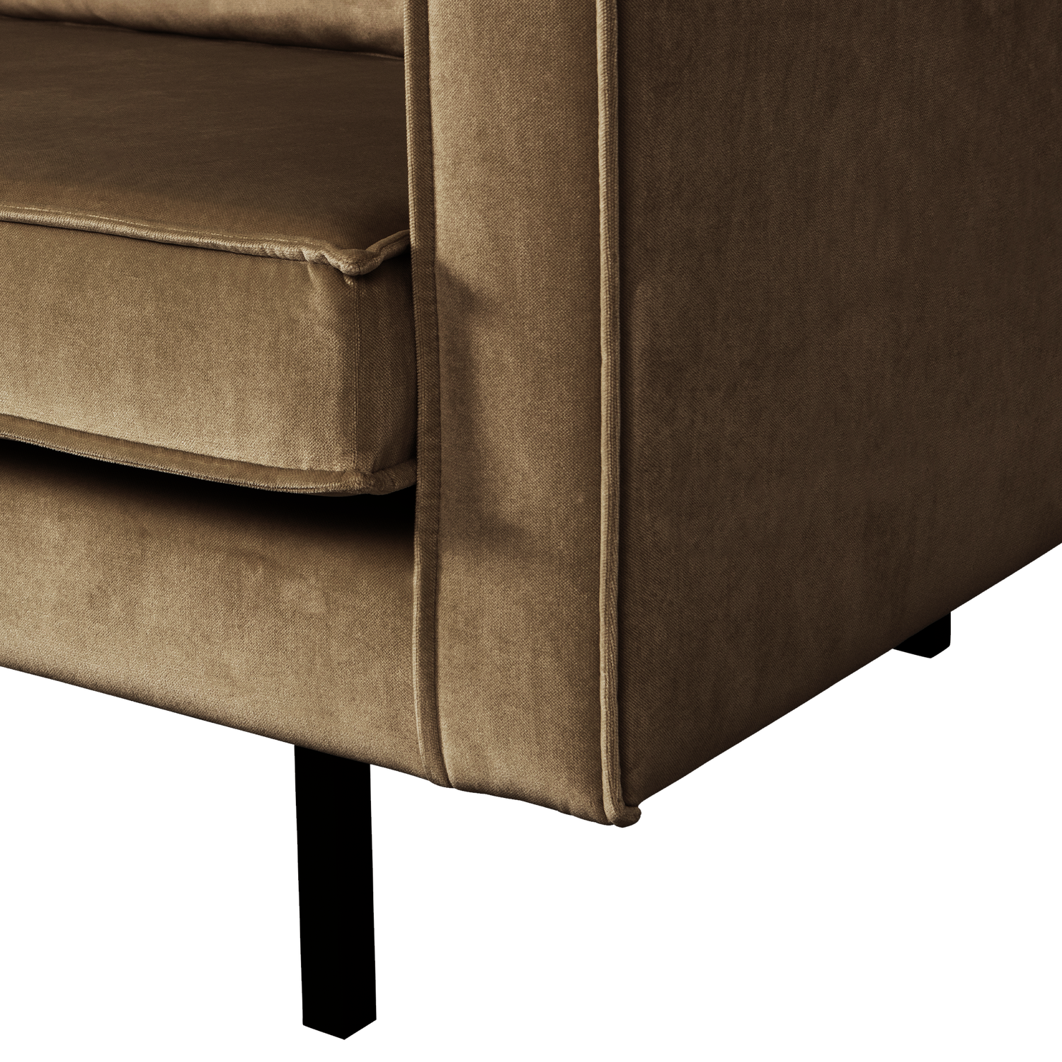 Rodeo 2-zits bank velvet taupe [fsc]