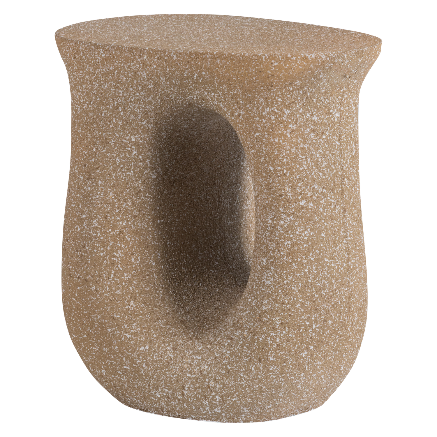 Moson bijzettafel met spikkels beige