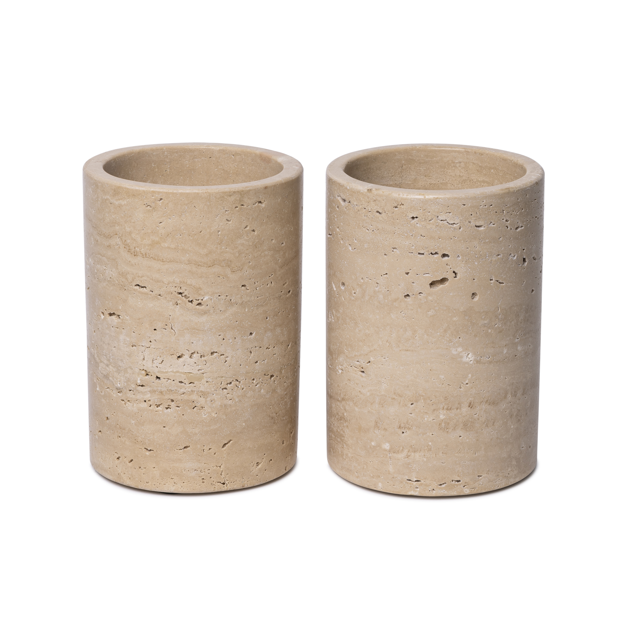 Travertine wijnkoeler/vaas