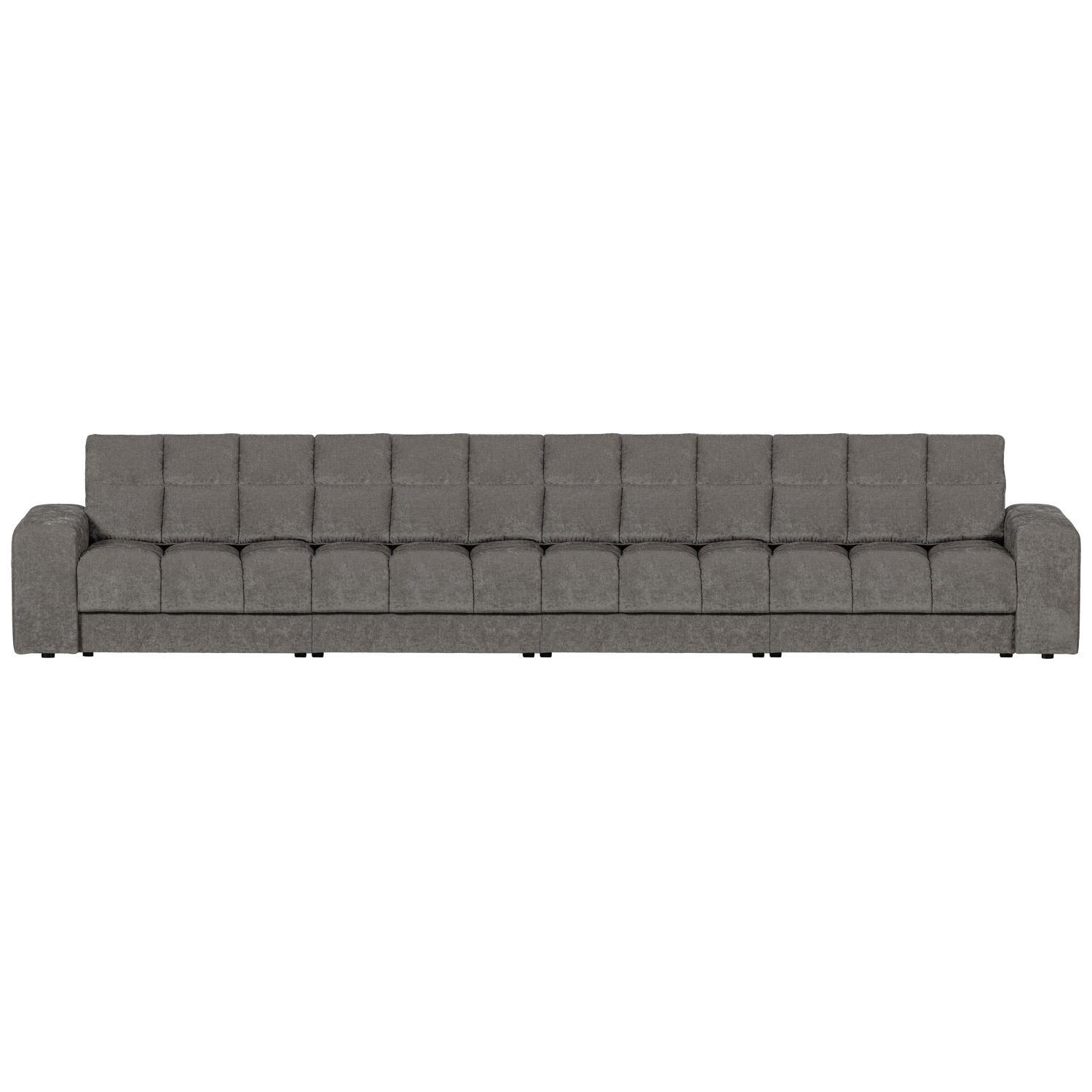 Second date 4-zits bank velvet goudgeel