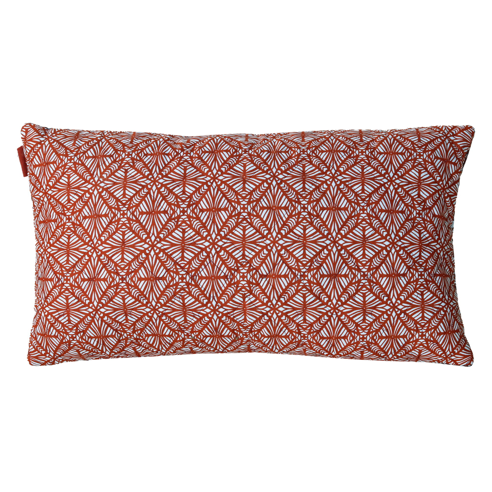 Kussen flower quilt bordeaux