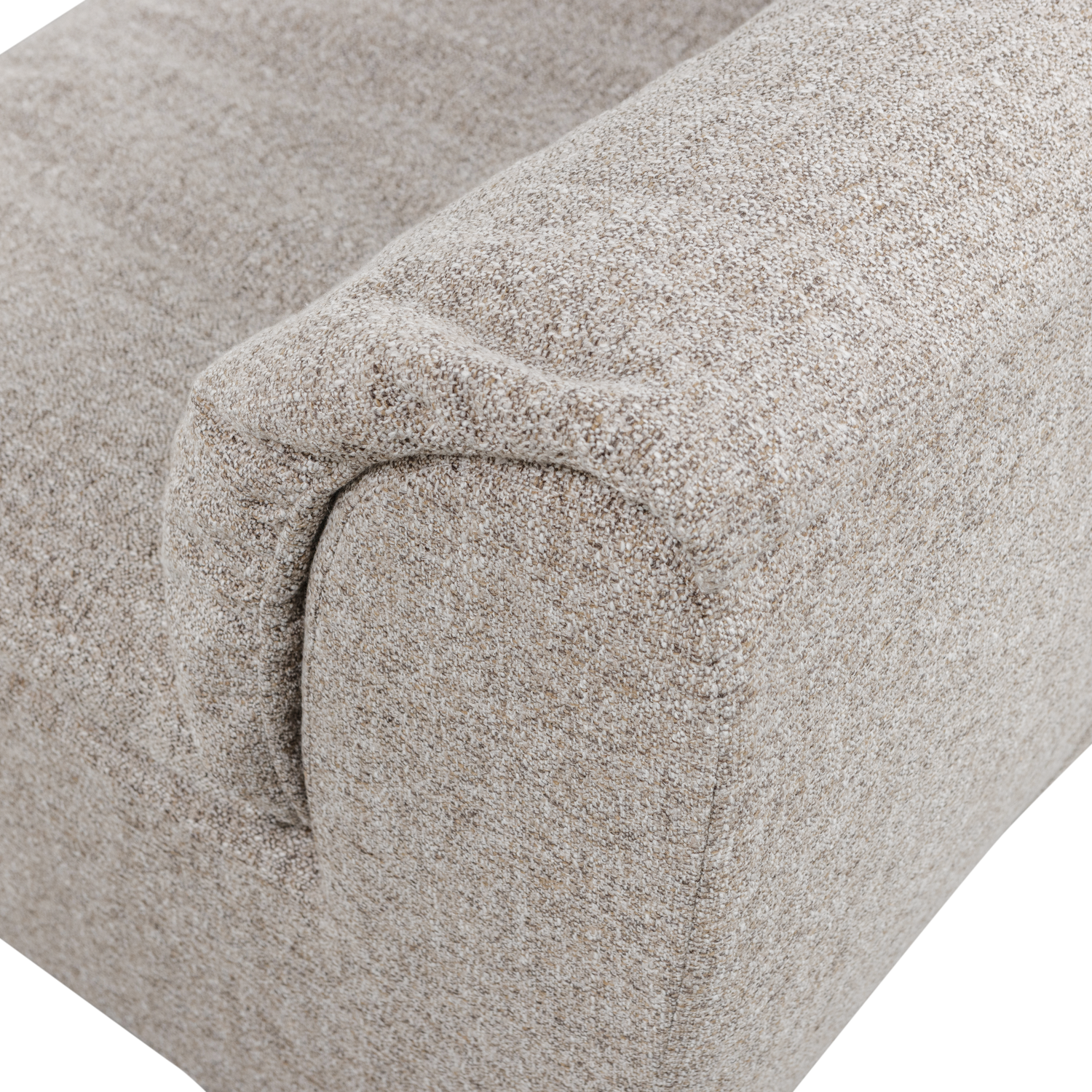 Baggy 1-zits element geweven chenille oudroze