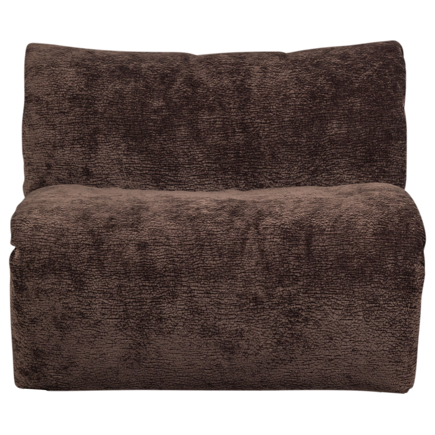 Baggy 1-zits element geweven chenille oudroze