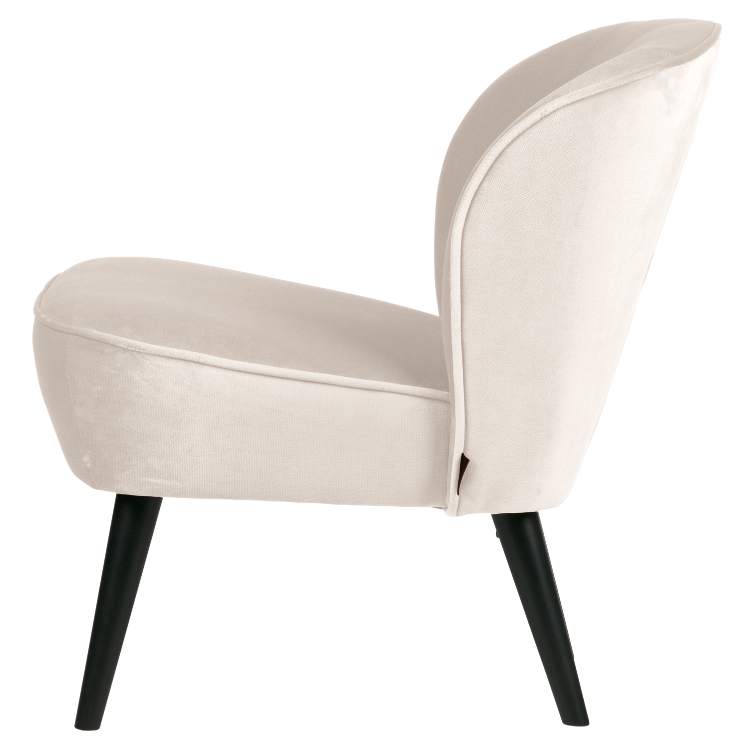 Sara fauteuil velvet off white [fsc]
