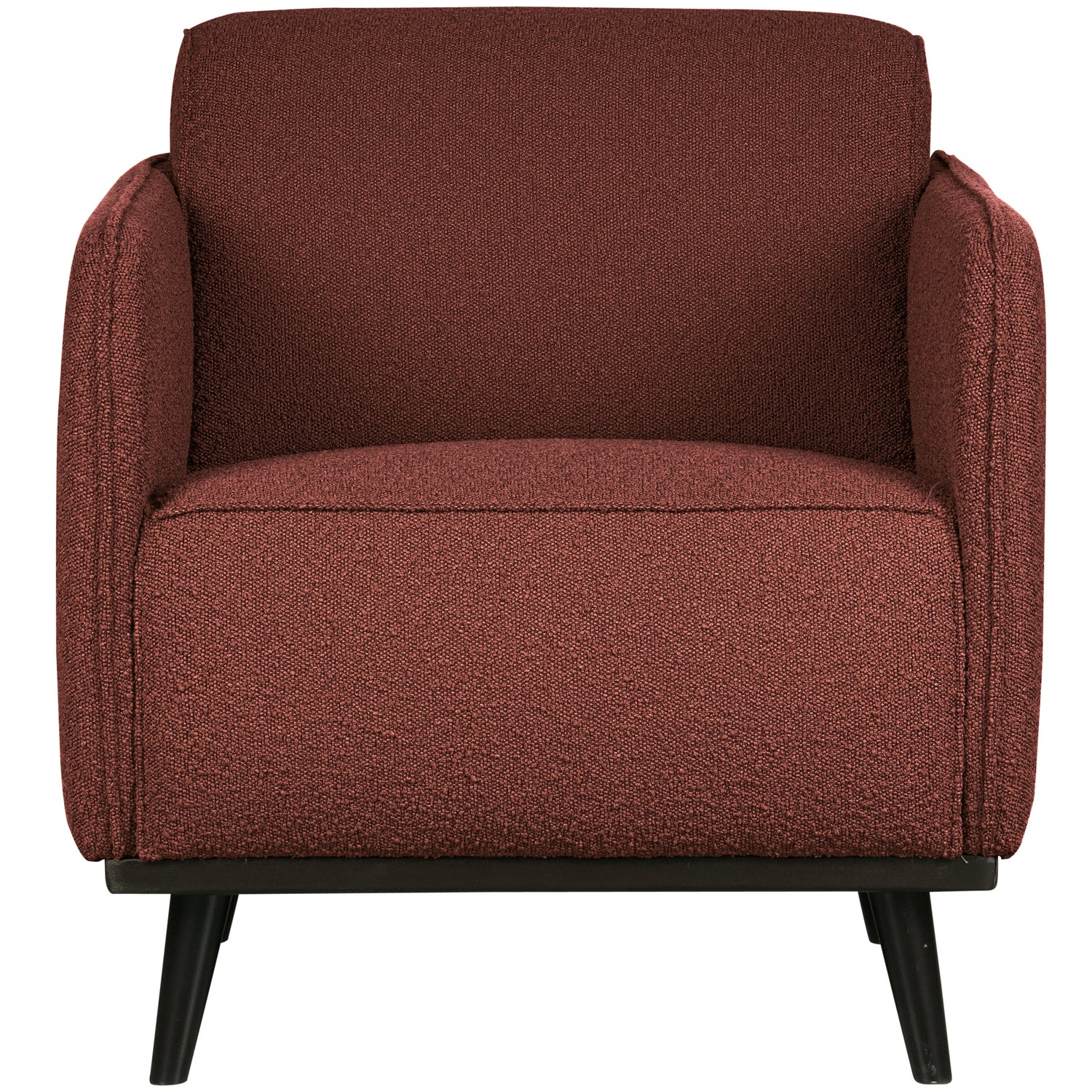 Statement fauteuil met arm chenille velvet perzikroze