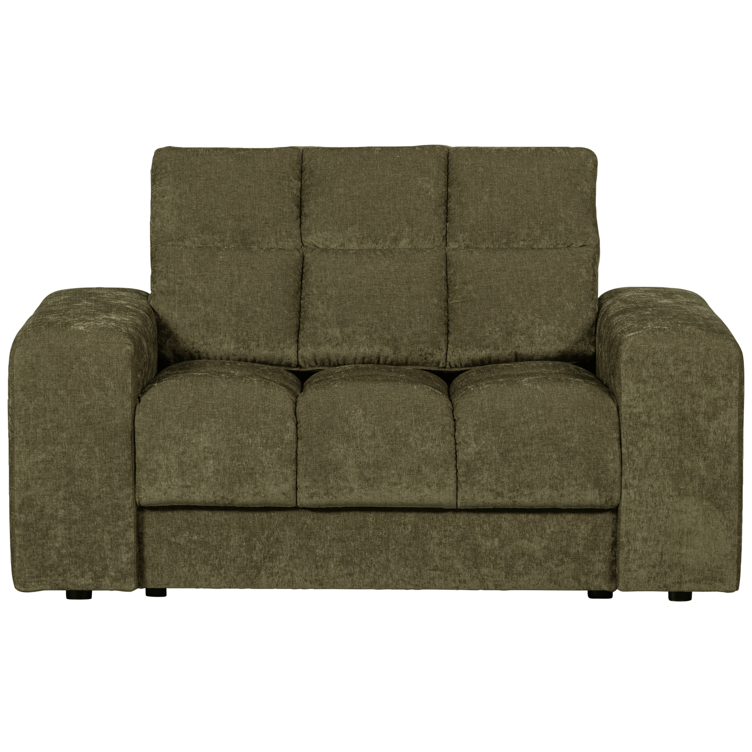 Second date loveseat velvet warmgrijs