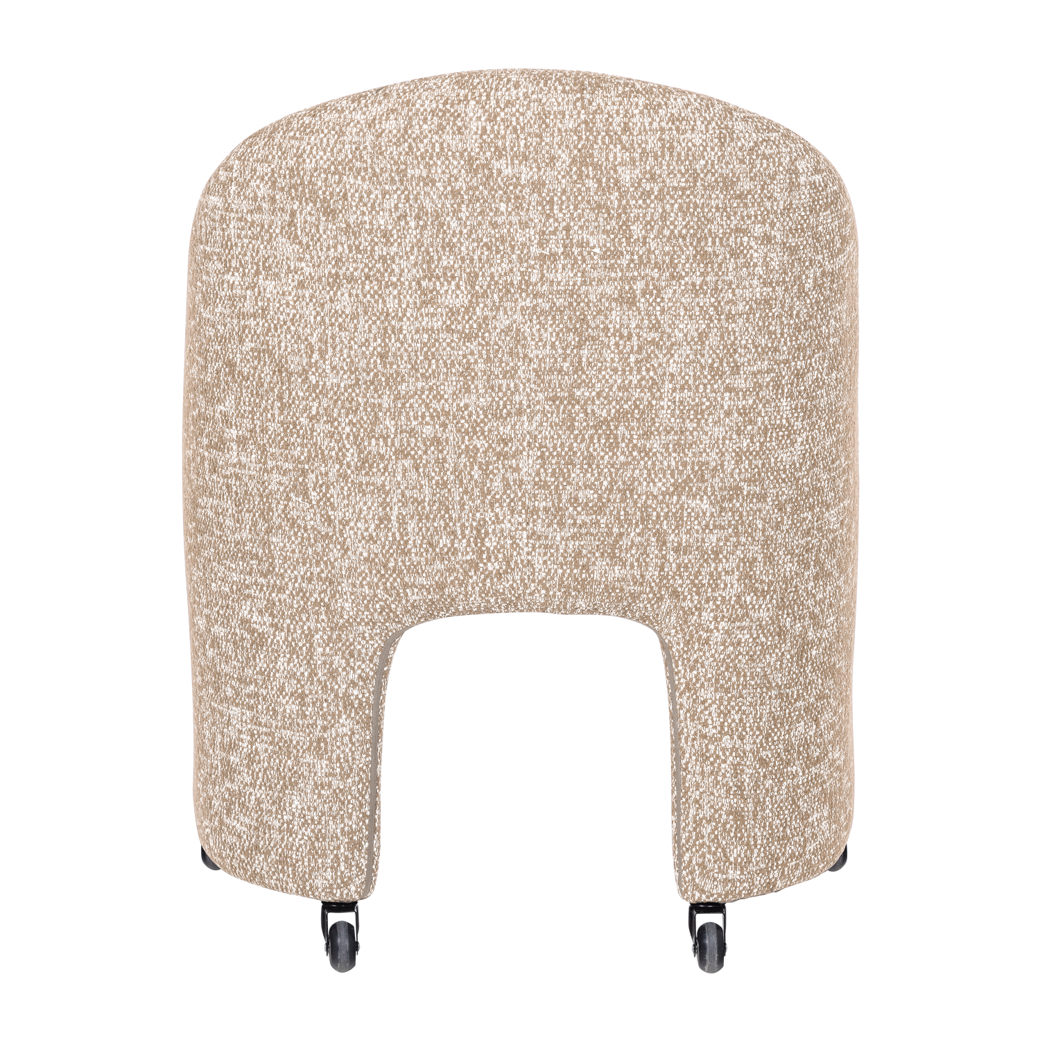 Cordo eetkamerstoel met wielen melange naturel [fsc]