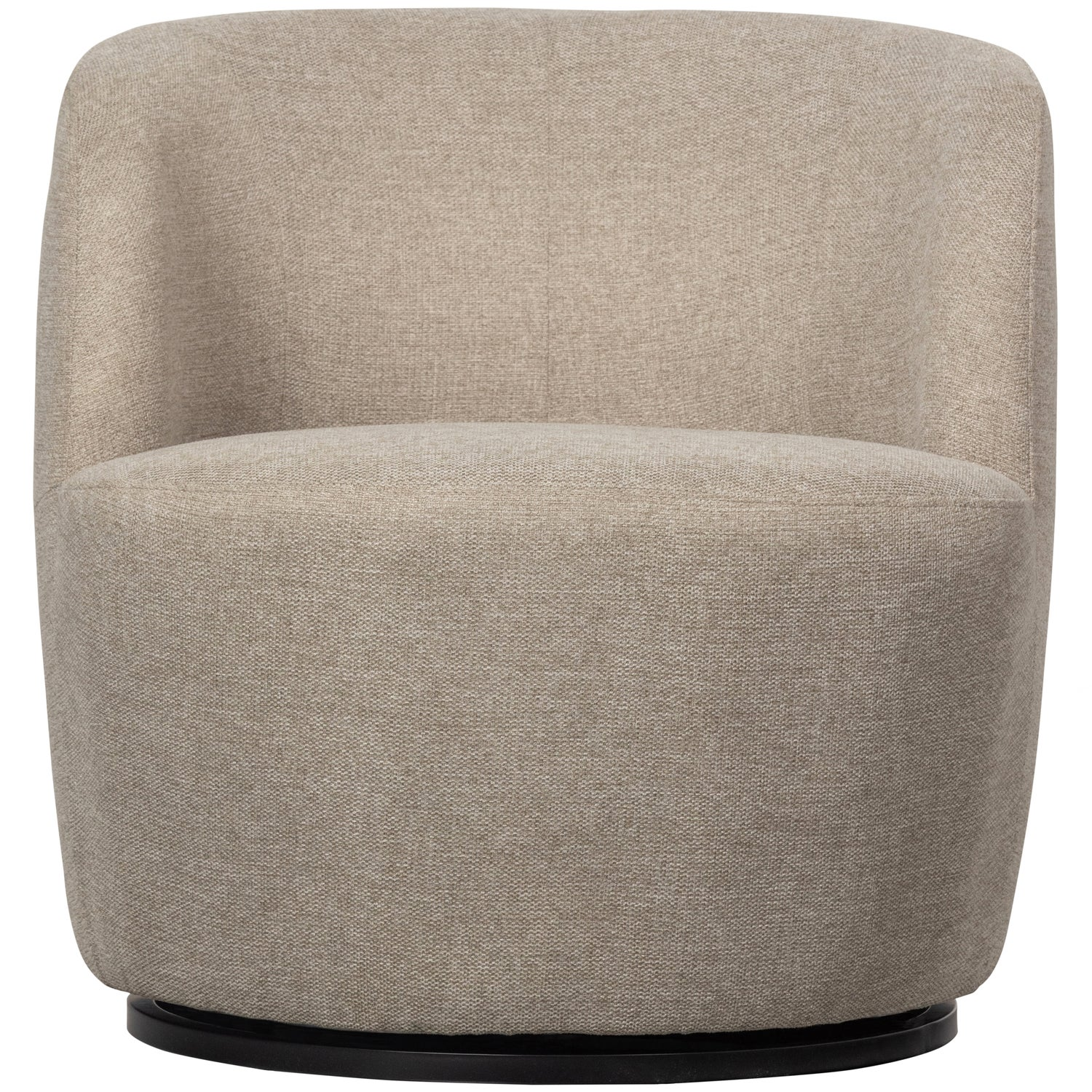 Serra draaifauteuil naturel melange