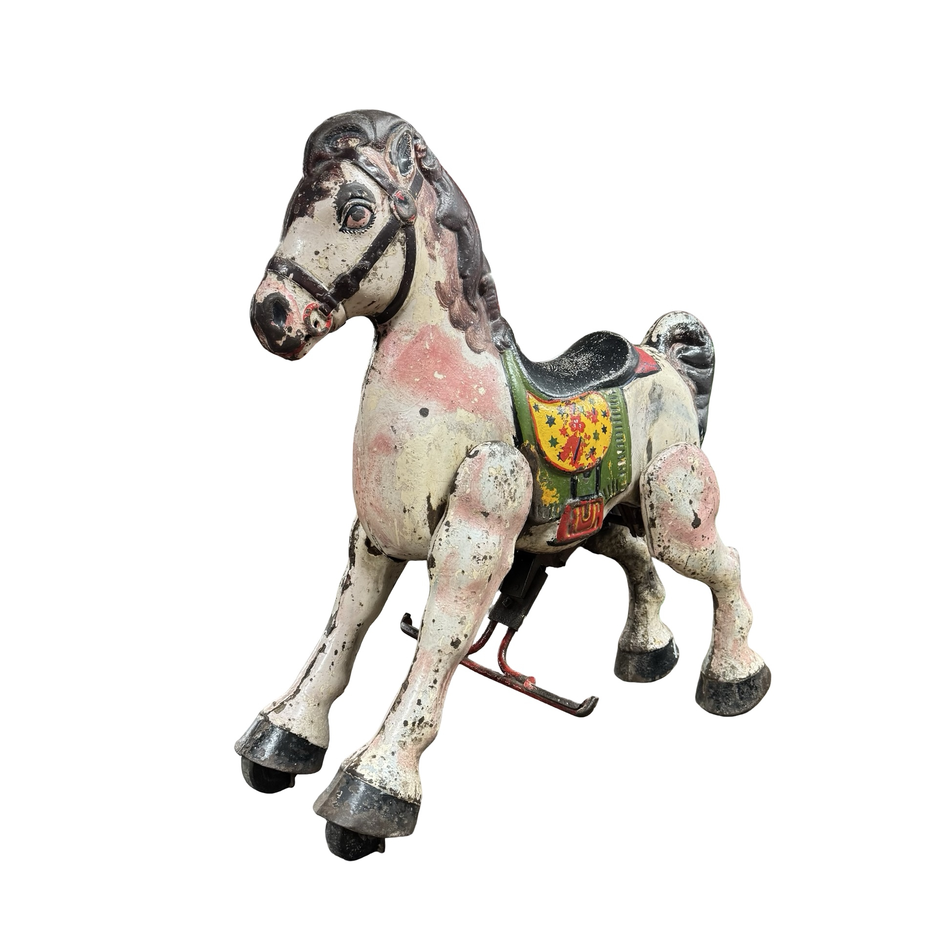Paard ijzer mixed color uniek