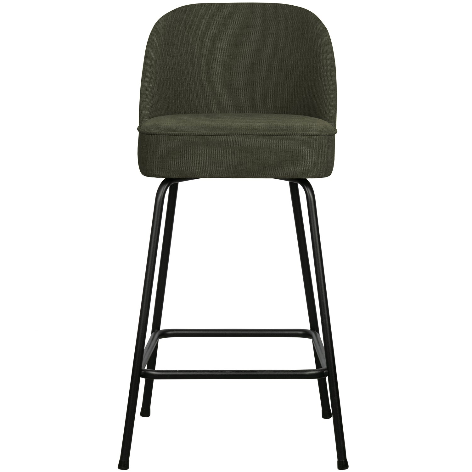 Vogue barstoel 65 cm 3d chenille middenbruin