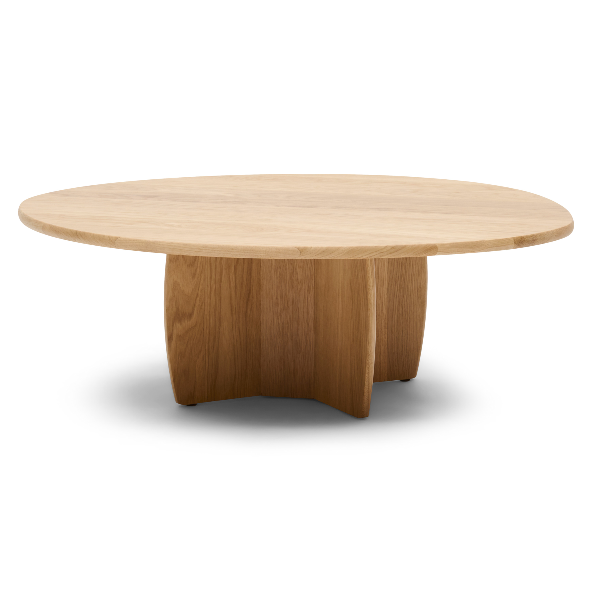 Salontafel Otto 95 x 84 x 32 cm Groove Naturel