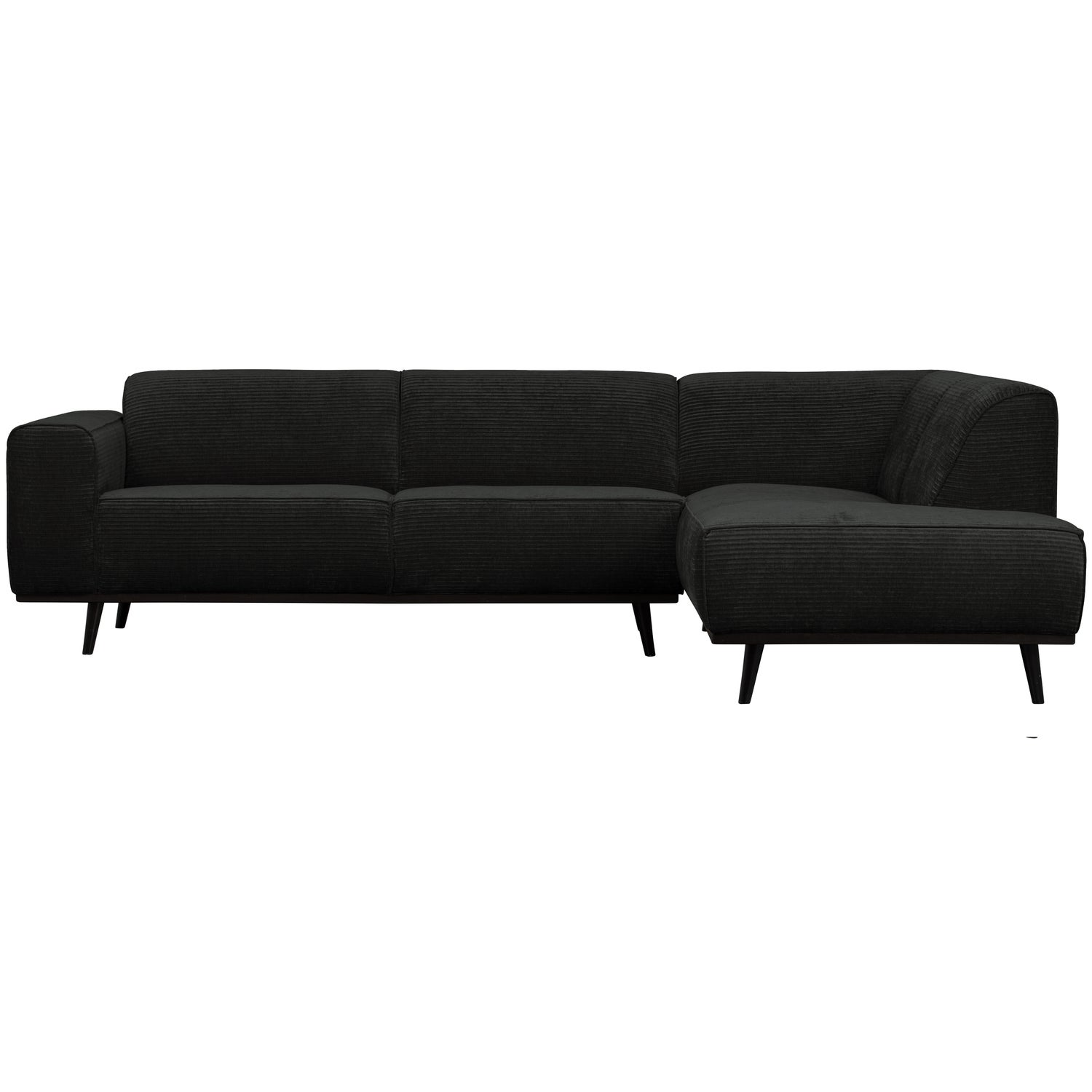 Statement hoekbank rechts chenille velvet terra