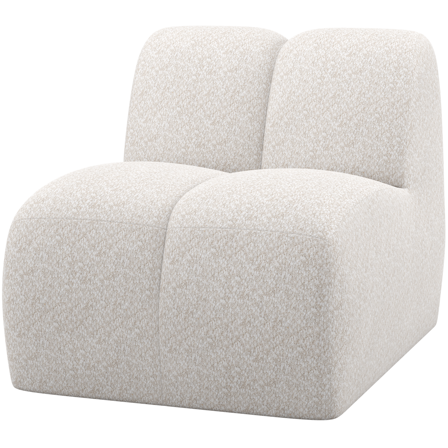Mojo 1-zits element boucle ecru melange