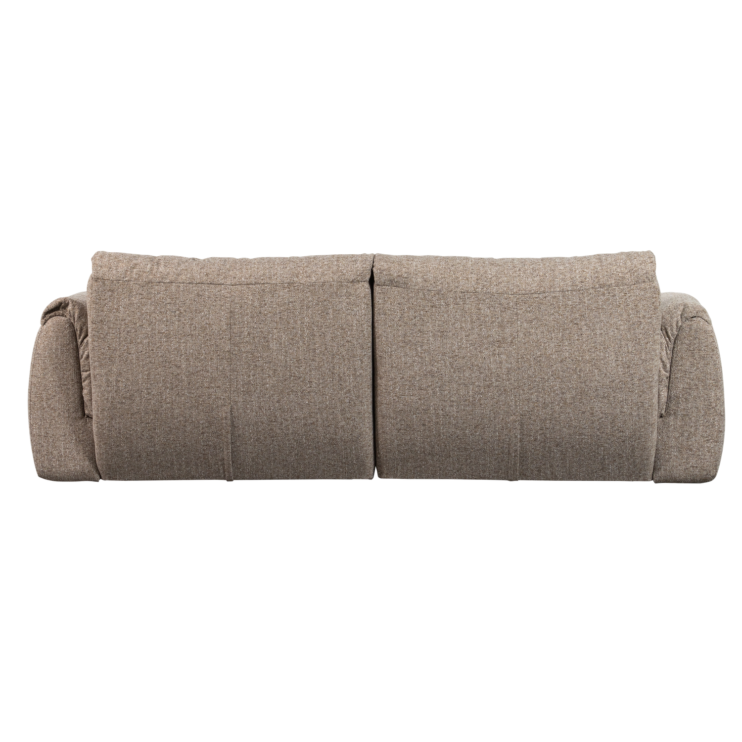 Baggy 2-zits bank 3d chenille middenbruin