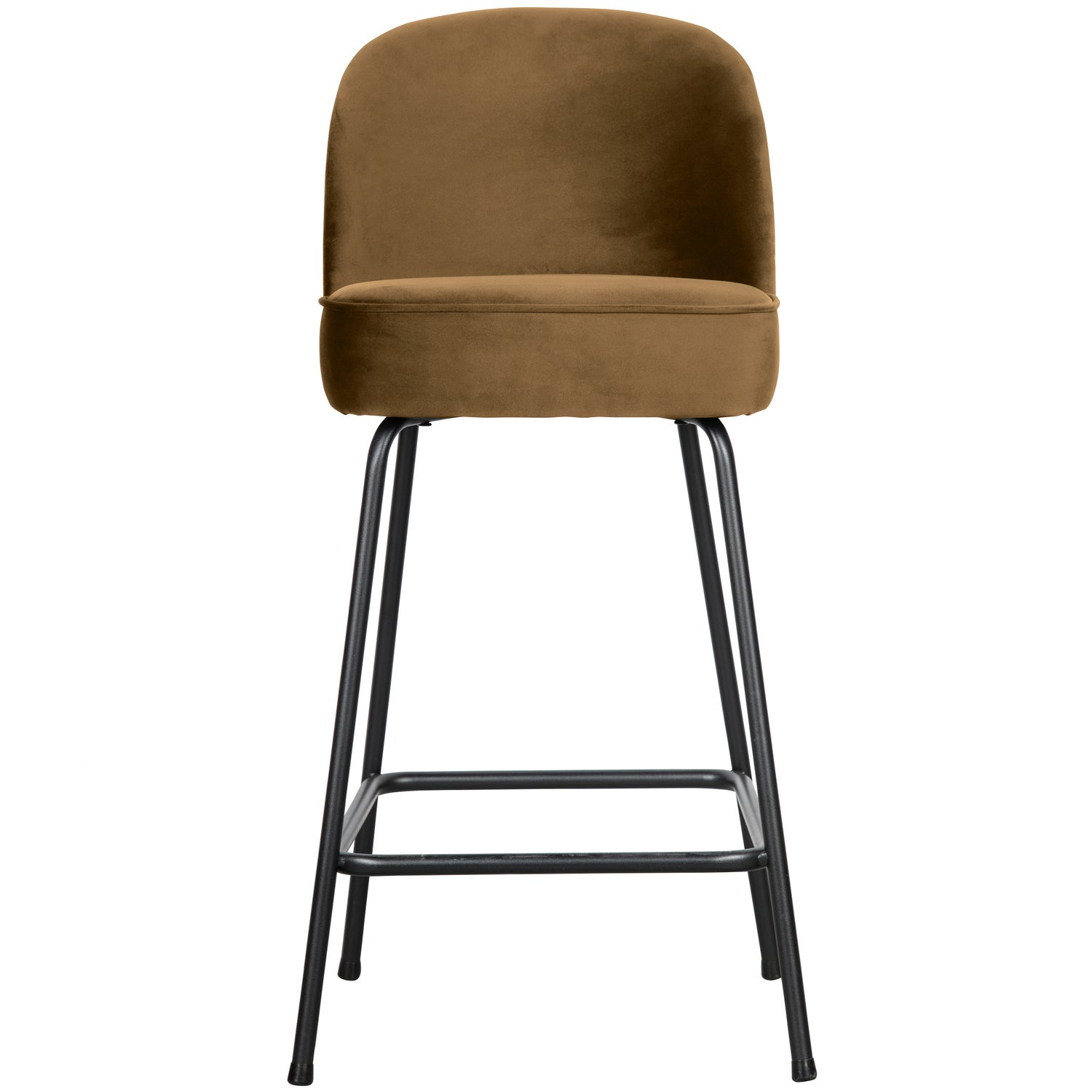 Vogue barstoel 65 cm 3d chenille middenbruin