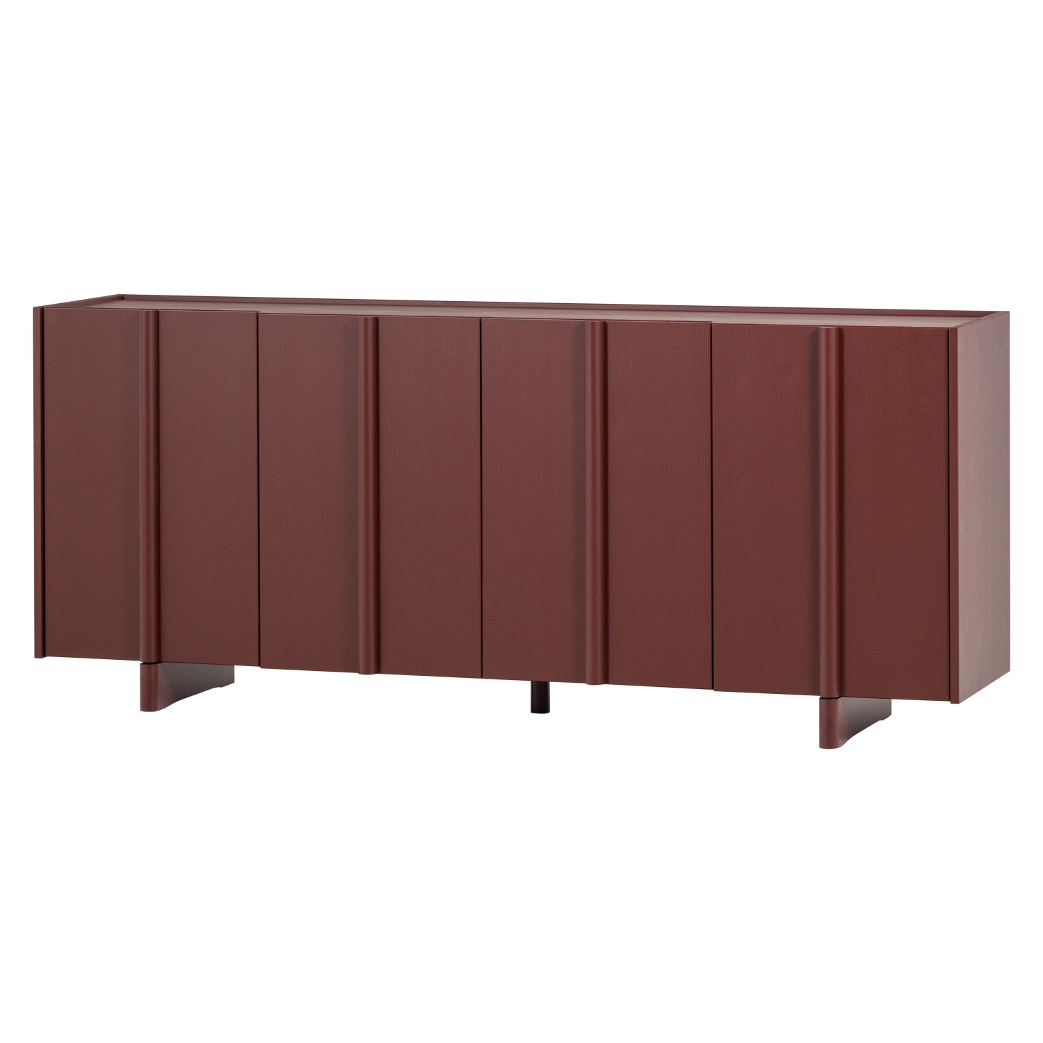 Basu dressoir grenen bordeauxrood [fsc]