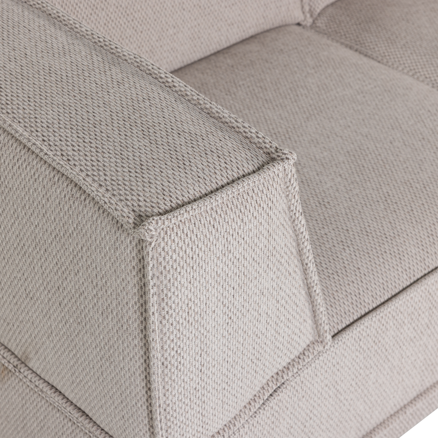 Manu chaise longue bank rechts velvet bruin [fsc]