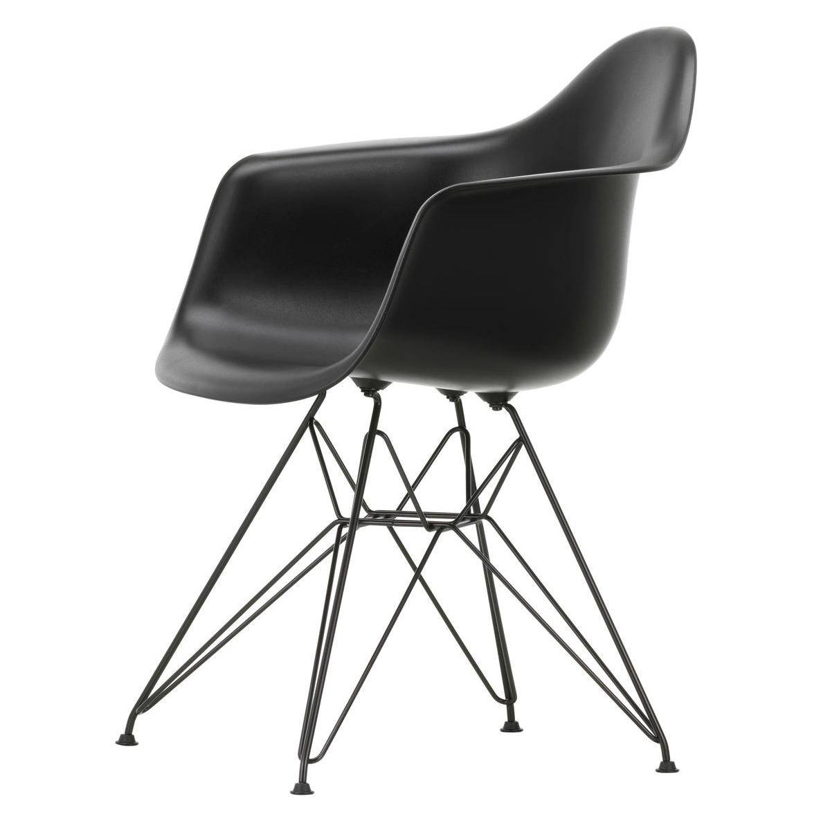 Vitra Eetkamerstoel DAR RE zwart