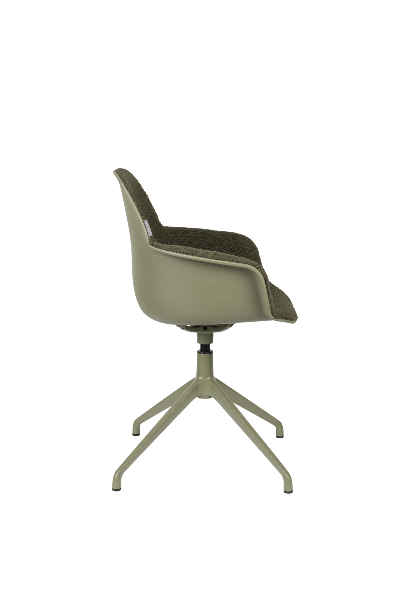 Armchair albert kuip swivel green