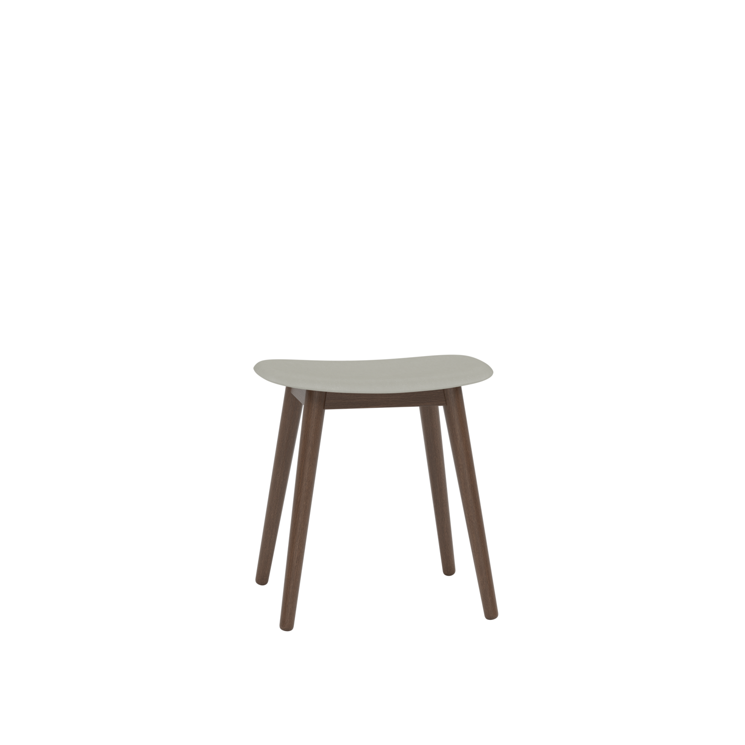 Muuto kruk Fiber Stool Wood Base