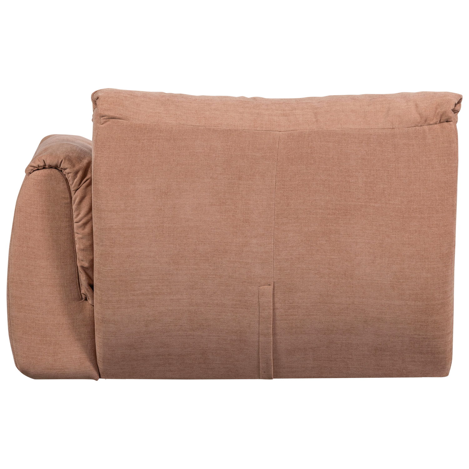 Baggy 1-zits element met arm rechts geweven chenille bruin