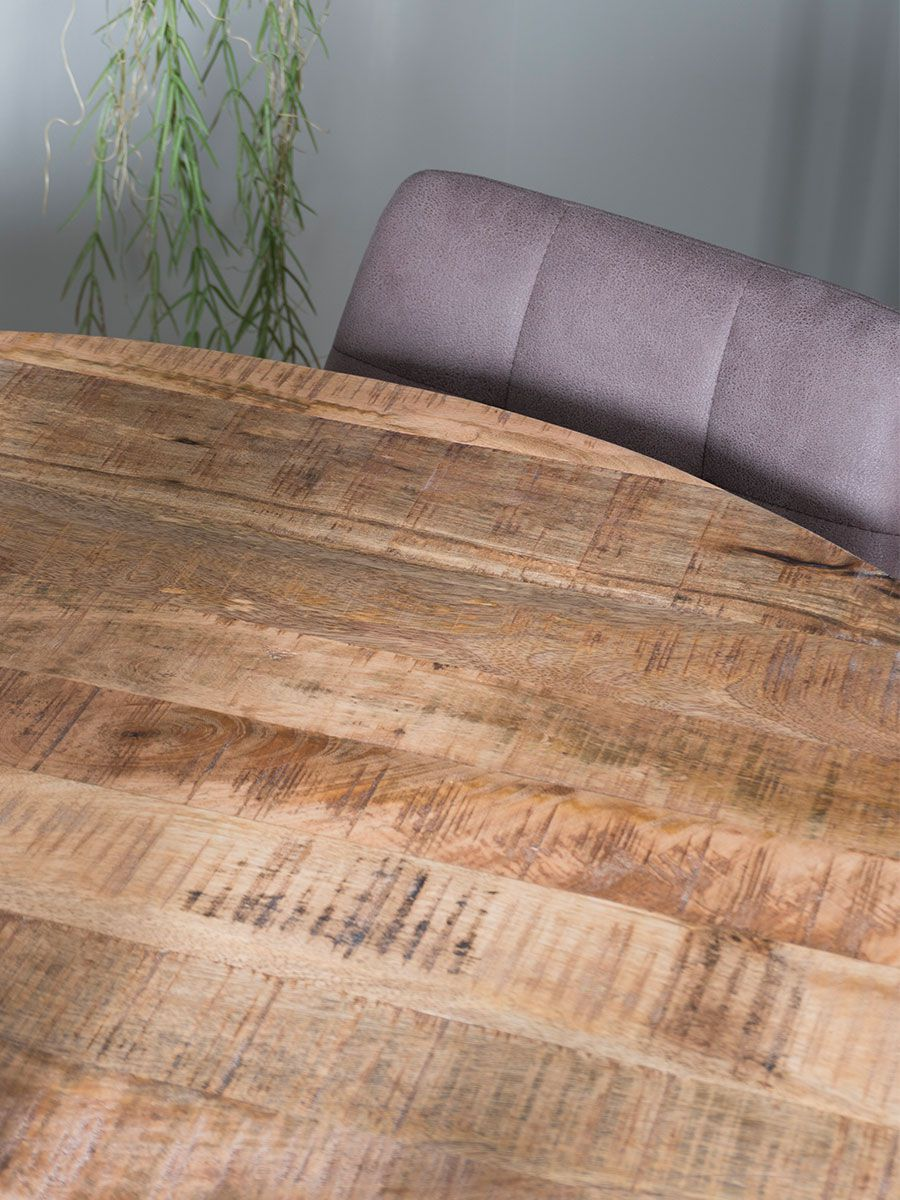 Eettafel Bob Rond Mangohout
