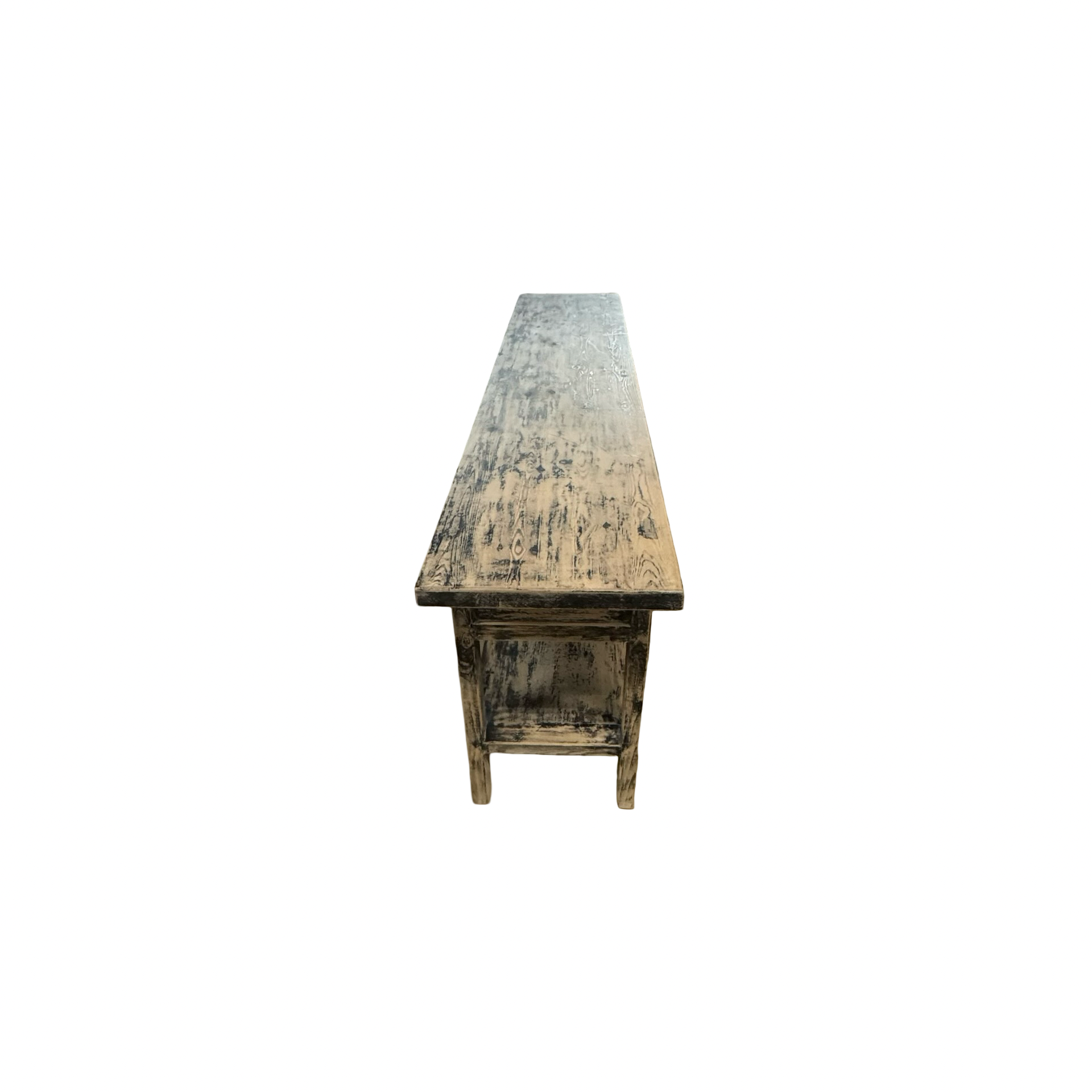 Wandtafel zwart finish 4 la en plank uniek