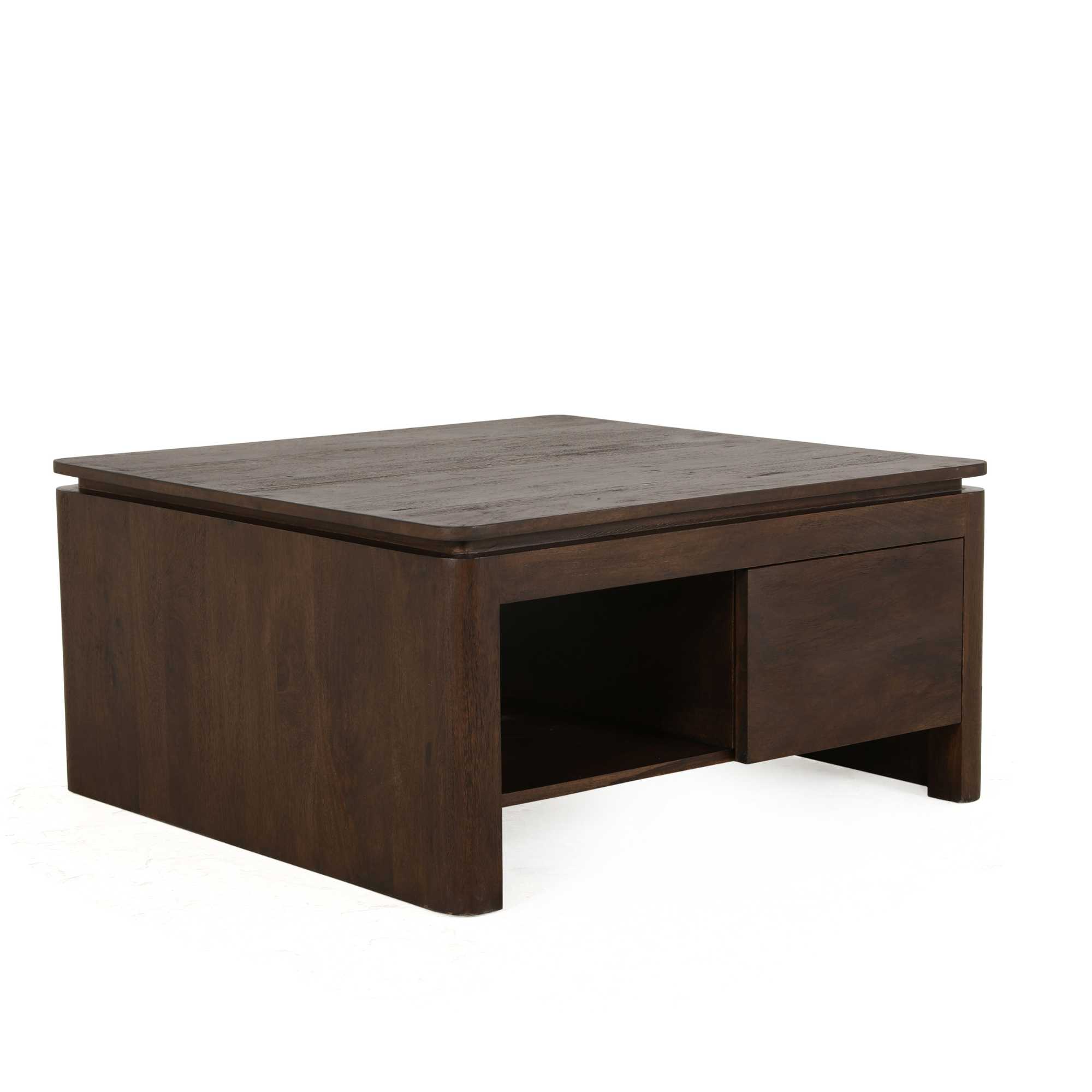 Salontafel Rondo Vierkant Bruin