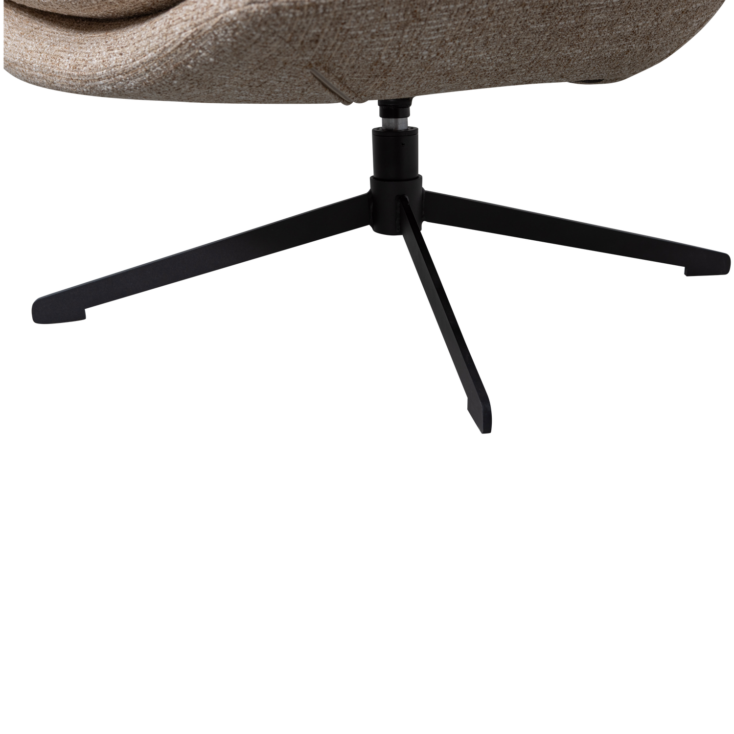 Milaro draaifauteuil naturel melange