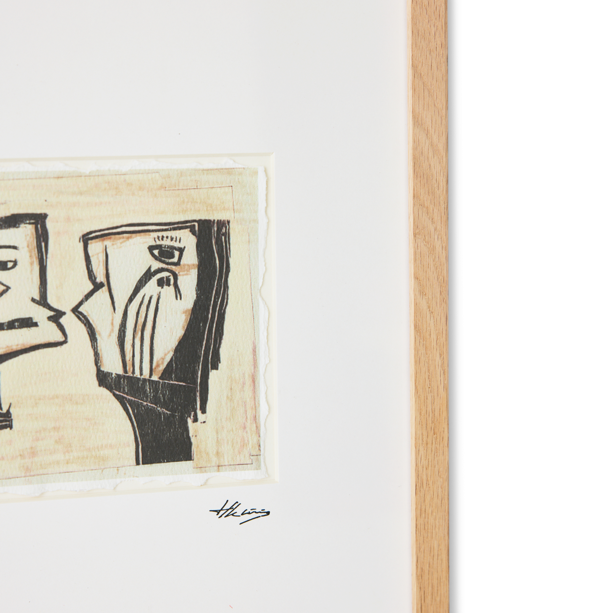 HKliving Schilderij Framed artwork marty and kosso 34x44 cm