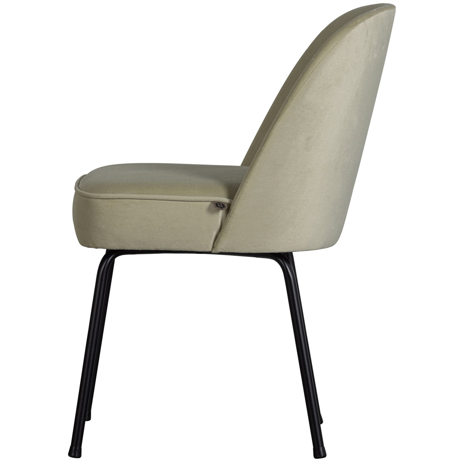 Vogue eetkamerstoel structure velvet brass