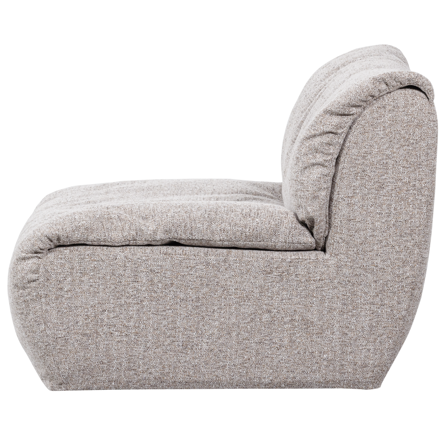 Baggy 1-zits element geweven chenille oudroze