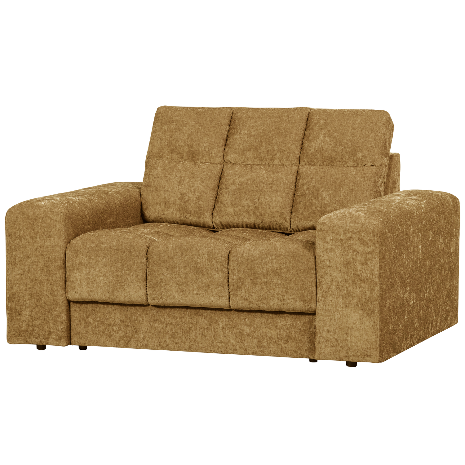 Second date loveseat velvet warmgrijs