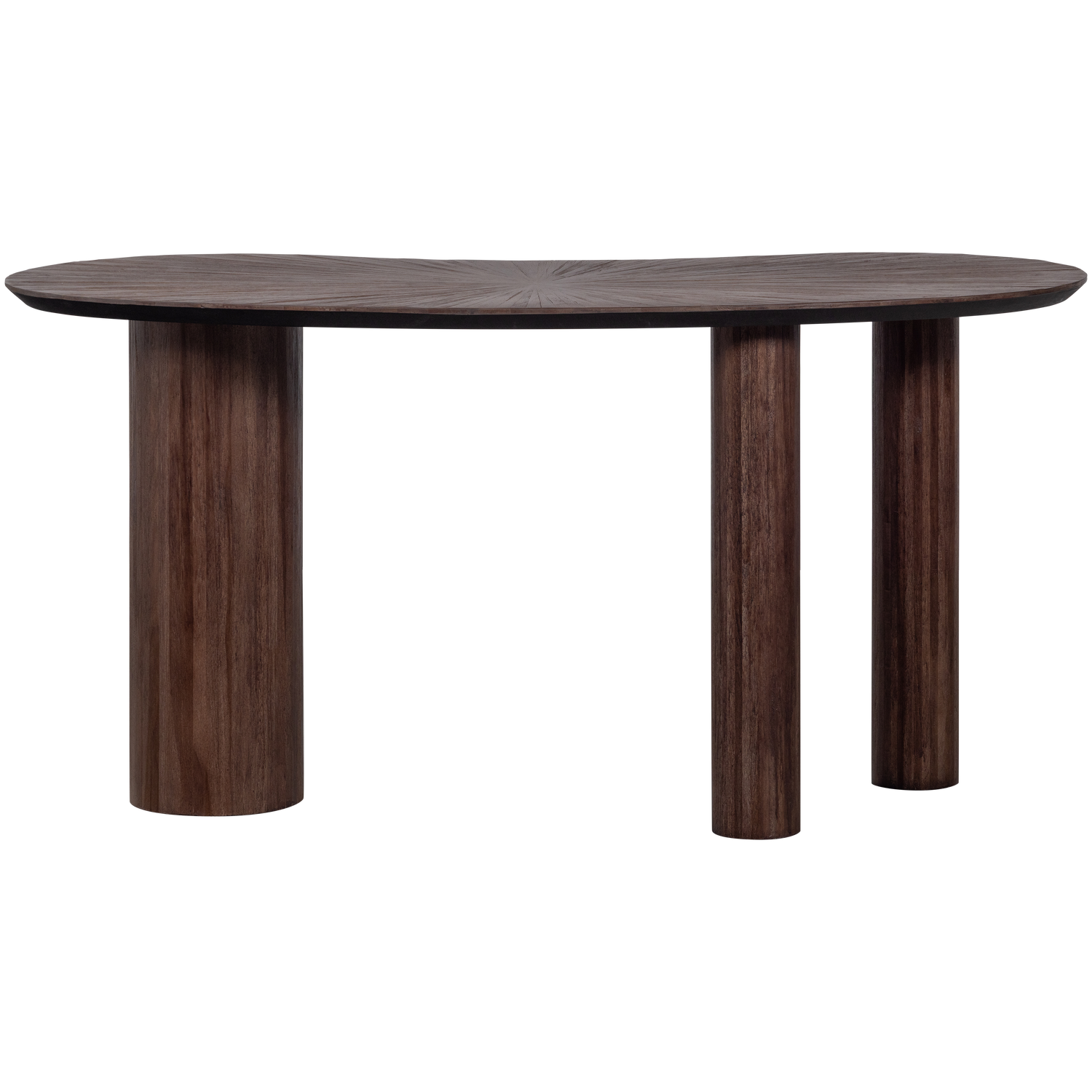 Sun organische sidetable/bureau recycled teak bruin